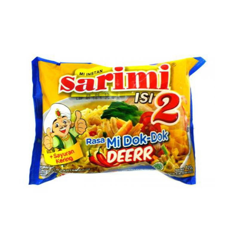 Sarimi Isi 2 Rasa Mi Dok Dok Der 115 Gr Karton Isi 24 Pcs