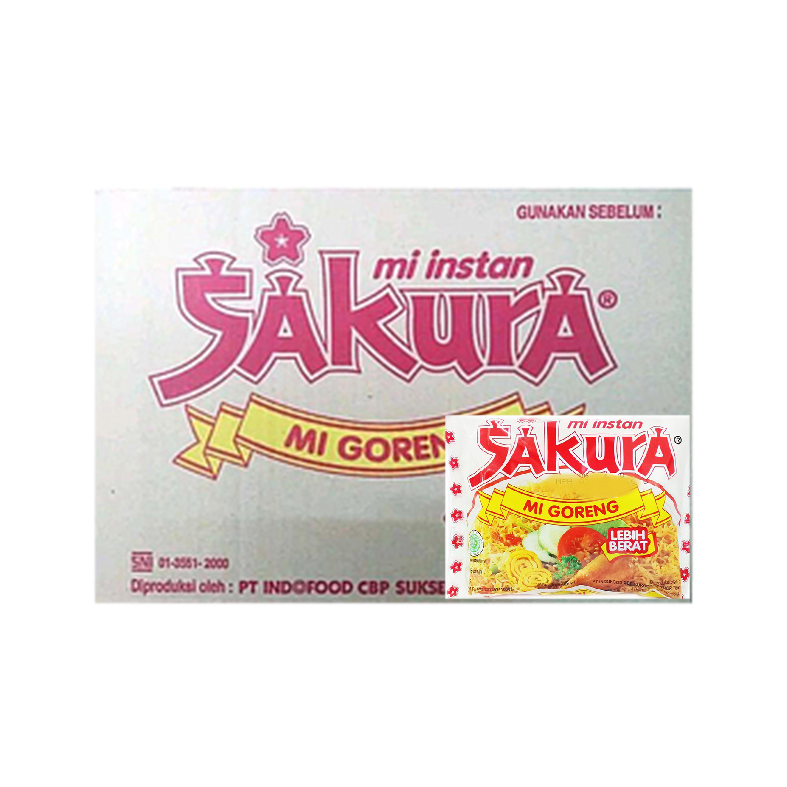 Sakura Mie Goreng 60 Gr Karton Isi 40 Pcs