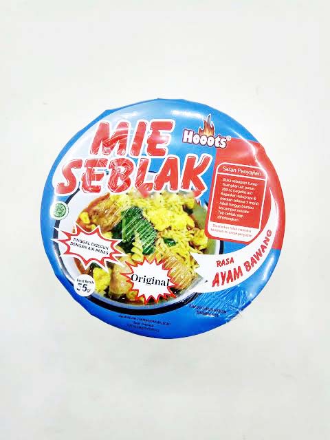 Hooots Mie Seblak Instant Rasa Ayam Bawang 62 Gr