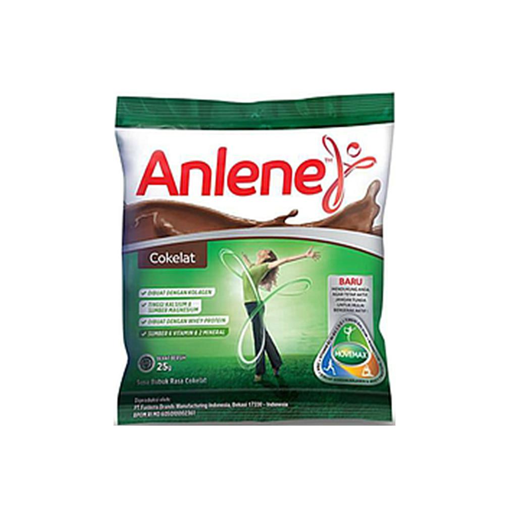 Anlene Actifit Rasa Coklat Sachet 25 Gr Renceng 10 Pcs