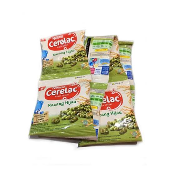 Cerelac Bubur Bayi Kacang Hijau Sachet 20 Gr Renceng 8 Pcs