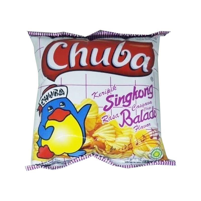 Chuba Keripik Singkong Rasa Balado 16 G