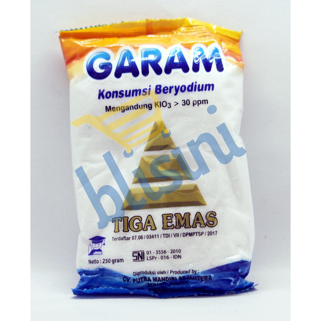 Garam Cap Tiga Emas 250 Gr 