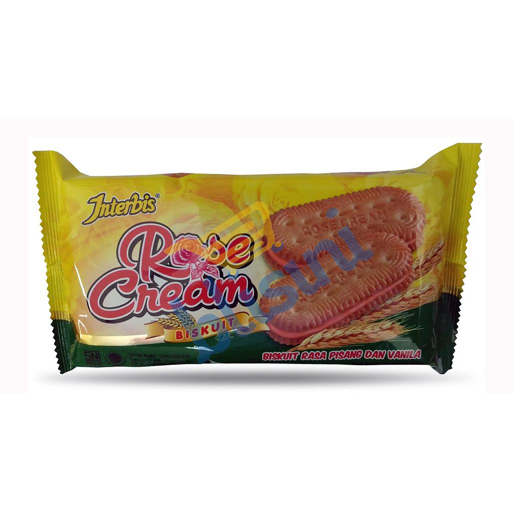    INTERBIS ROSE CREAM RASA PISANG DAN VANILA 210 G