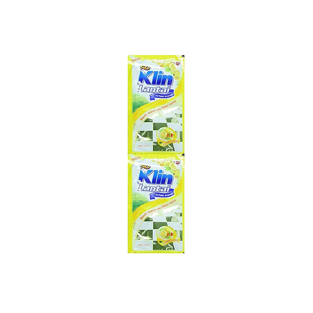So Klin Lantai Citrus Lemon Sachet 25 Ml Renceng 12 Pcs