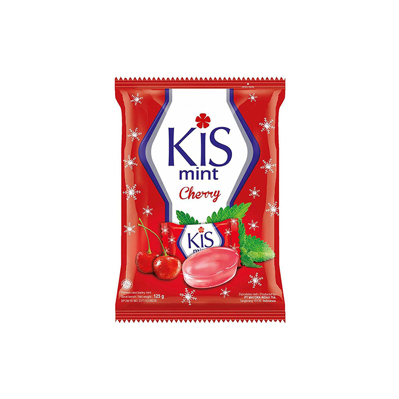 Kis Mint Cherry 125 G Pack Isi 50