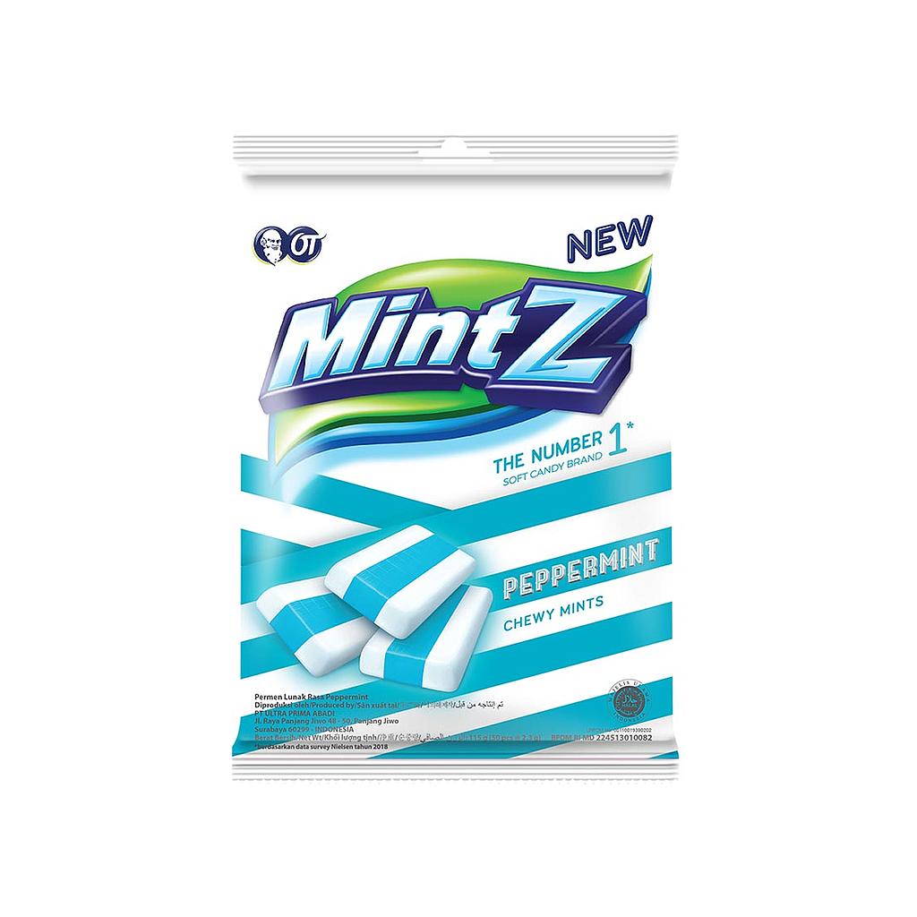 Mintz Chewy Mints Peppermint 125 G