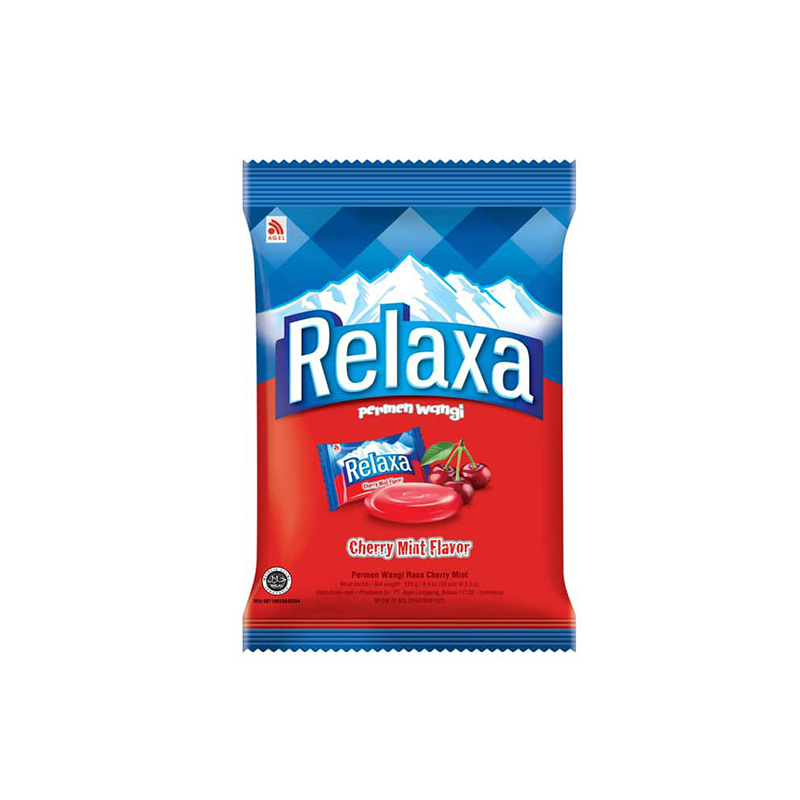 Relaxa Cherry Mint 125 G Isi 50 Pcs