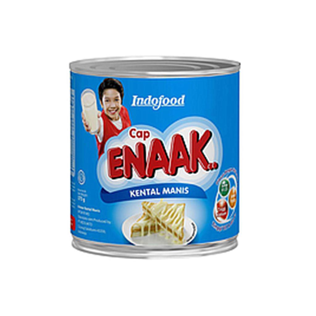 Cap Enaak Susu Kental Manis Kaleng 370 G