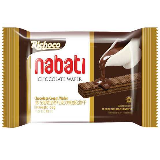 Nabati Richoco Wafer Krim Cokelat 50 G