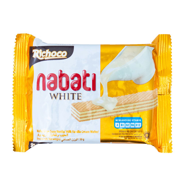 Nabati White Vanila Wafer 50 G