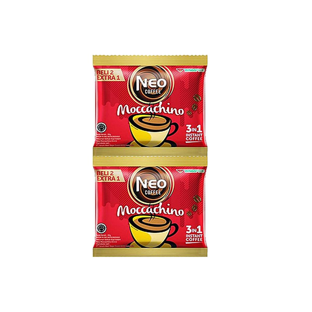 Neo Coffee 3 In 1 Moccachino Sachet 20 Gr Isi 6 Pcs