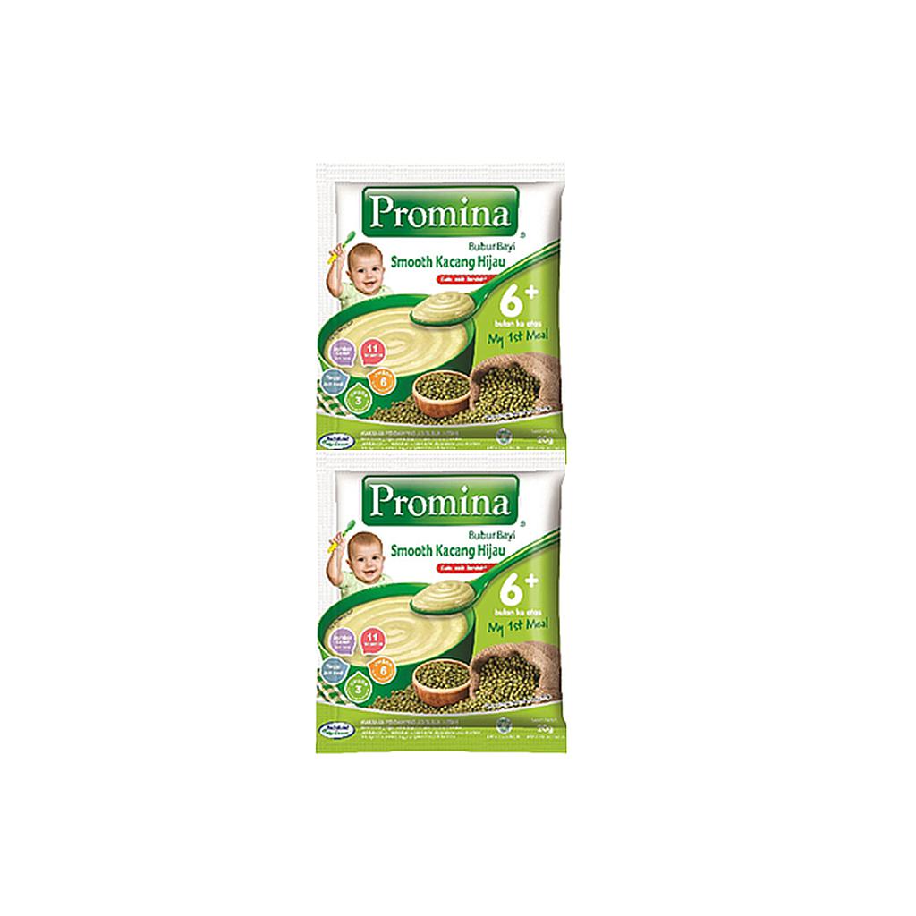Promina Bubur Bayi Rasa Kacang Hijau Sachet 20 Gr Renceng 10 Pcs