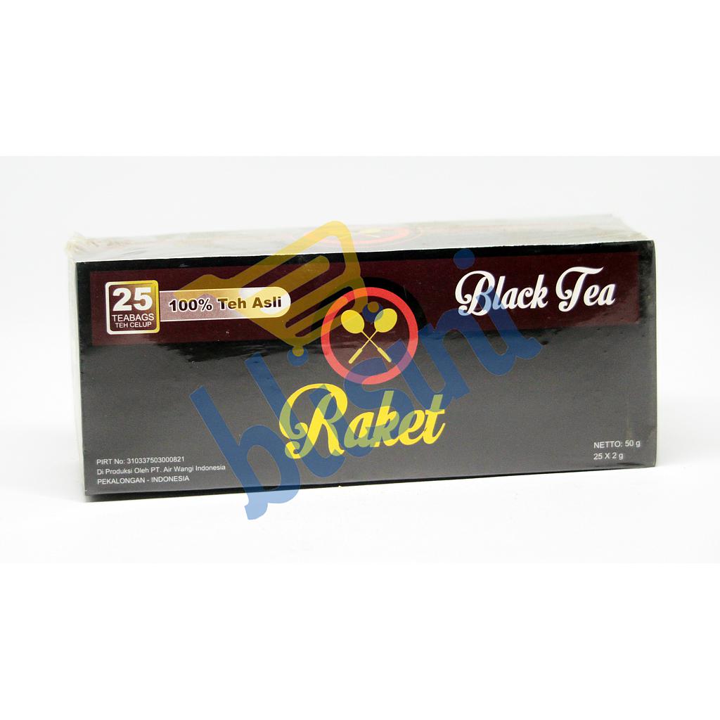 Raket Black Tea Celup Karton 50 Gr